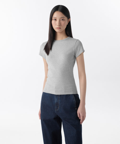 MUSINSA STANDARD WOMAN MUSINSA STANDARD WOMAN T-Shirt Medium Gray