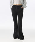 MUSINSA STANDARD WOMAN Flare Sweatpants for Women - Black