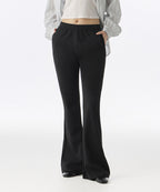 MUSINSA STANDARD WOMAN Flare Sweatpants for Women - Black