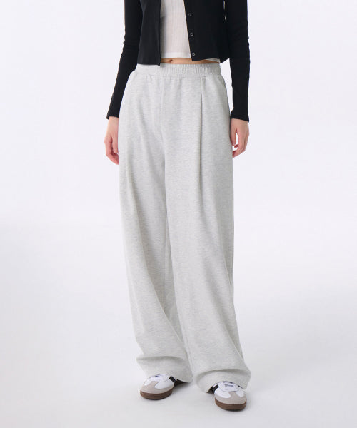 MUSINSA STANDARD WOMAN MUSINSA STANDARD WOMAN Women's Lounge Sweatpants (Melange Light Gray)