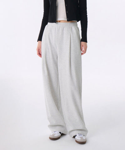 MUSINSA STANDARD WOMAN Women's Lounge Sweatpants (Melange Light Gray)