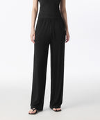 MUSINSA STANDARD WOMAN MUSINSA STANDARD WOMAN Women's Jersey Wide Lounge Pants [Black]