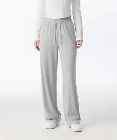 MUSINSA STANDARD WOMAN Women's Jersey Wide Lounge Pants [Medium Gray]