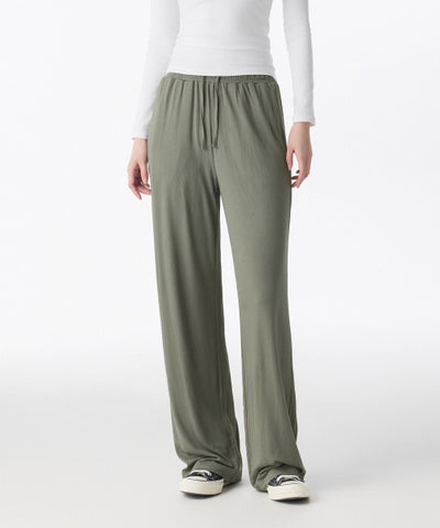 MUSINSA STANDARD WOMAN Women's Jersey Wide Lounge Pants Khaki Gray