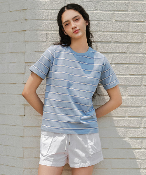 MUSINSA STANDARD WOMAN MUSINSA STANDARD WOMAN T-Shirt Cloudy Blue