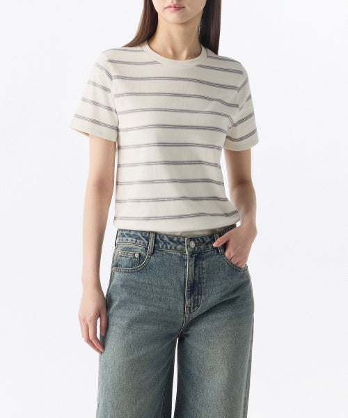MUSINSA STANDARD WOMAN MUSINSA STANDARD WOMAN T-Shirt Cream