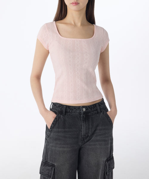 MUSINSA STANDARD WOMAN MUSINSA STANDARD WOMAN T-Shirt Light Pink