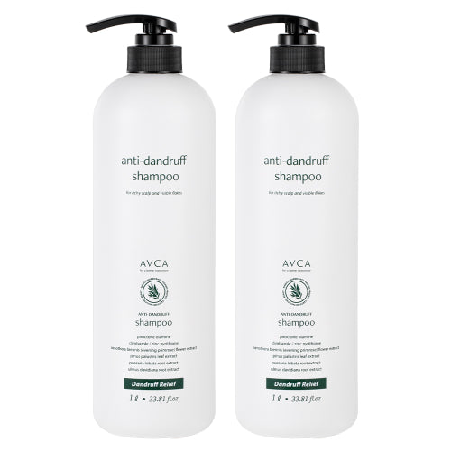 AVCA Clinic Itchy Scalp Control Dandruff Care Shampoo 1000ml x 2