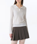 MUSINSA STANDARD WOMAN MUSINSA STANDARD WOMAN Women's Vertical Texture Hoodie [Ivory]