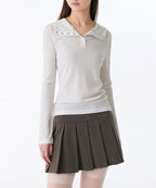 MUSINSA STANDARD WOMAN MUSINSA STANDARD WOMAN Women's Vertical Texture Hoodie [Ivory]
