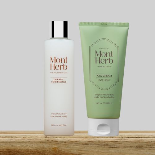 Montherb Basic Starter Set (Serum Essence 150ml + Atopic Cream 160ml)