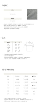 KNOWN BETTER [Add size] Floral eyelet romantic T-shirt_Gray