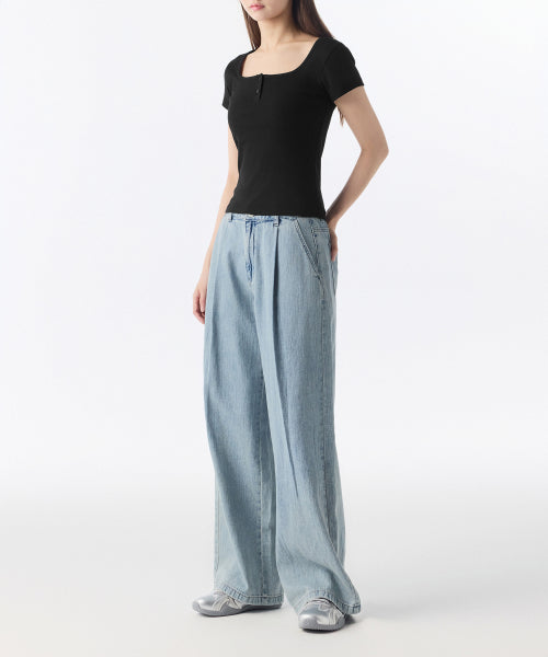 MUSINSA STANDARD WOMAN MUSINSA STANDARD WOMAN Women's Denim Pants Sky Blue