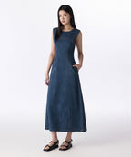 MUSINSA STANDARD WOMAN MUSINSA STANDARD WOMAN Denim Maxi Dress [Medium Indigo]