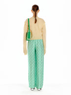 EENK EENK UKEE Logo Jacquard Knit Cardigan - Light Yellow