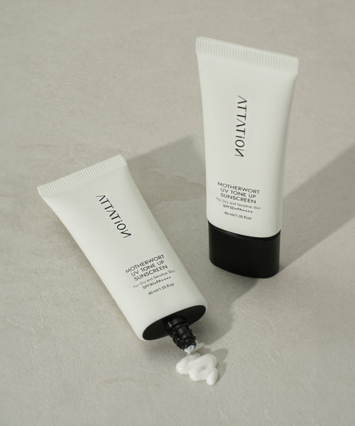ATTATION ATTATION Motherwort UV Tone-Up Sun Cream SPF50+/PA++++