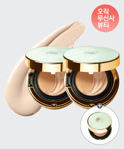 CHALLANS DE PARIS Cushion de Luna Excellence Set 15g + Mini Luna Cushion No. 21 5g