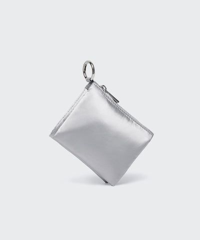 MUSINSA STANDARD WOMAN Shiny Padded Card Wallet Silver