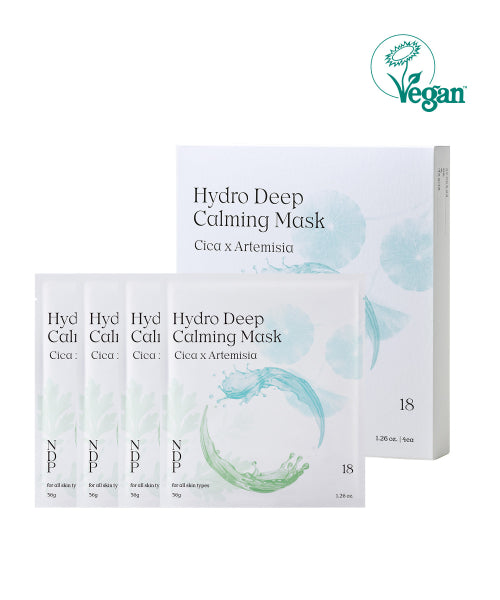 NDP NDP Cica x Mugwort Hydro Deep Calming Mask (4 packs)