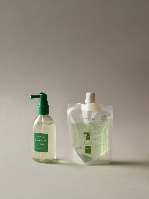 AROMATICA [Foot Nourishing Hair Tonic] Rosemary Root Enhancer 100ML + Refill 100ML