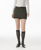 MUSINSA STANDARD WOMAN MUSINSA STANDARD WOMAN Women's Layered Mini Scotts Dusty Khaki