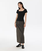 MUSINSA STANDARD WOMAN MUSINSA STANDARD WOMAN Women's Straight Maxi Skirt [Van Dyke Brown]