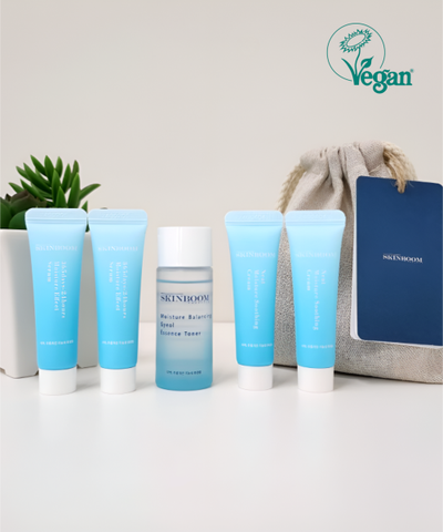 Skinboom experience kit 3-piece set [toner, serum, cream] n travel cosmetics