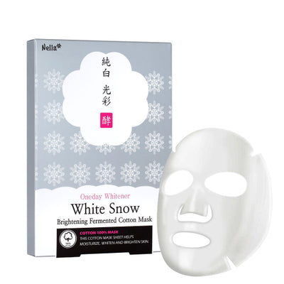 NELLA White Eye Glow Fermented Cotton Mask Pack of 20