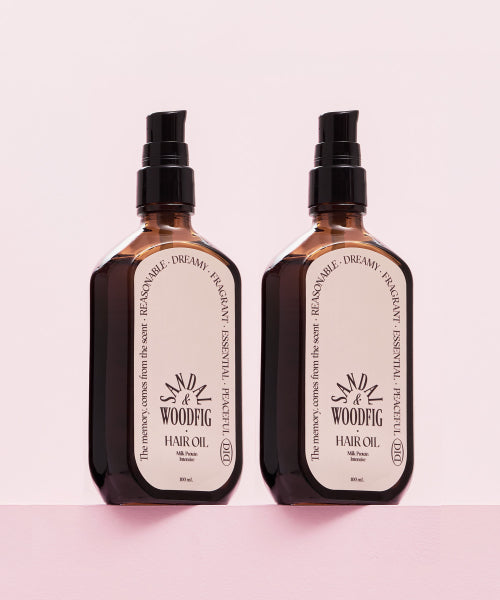 ODID [Bundle of 2] Milk Protein Intensive Hair Oil Sandalwood 100ml+100ml