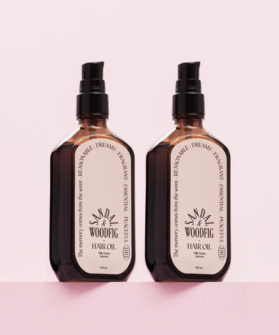 [Bundle of 2] Milk Protein Intensive Hair Oil Sandalwood 100ml+100ml