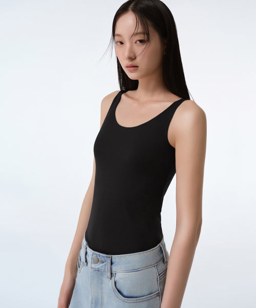 MUSINSA STANDARD WOMAN MUSINSA STANDARD WOMAN Women’s Sleeveless Undershirt Black