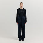 EENK XIELX Classic Pants - Navy/Grey Stripe