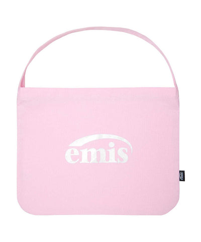 SILVER LOGO ECO BAG-PINK