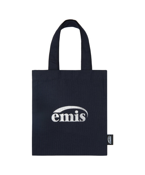 EMIS SILVER LOGO MINI ECO BAG-NAVY
