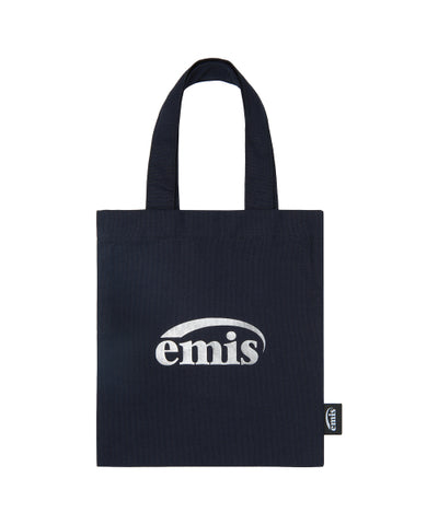 SILVER LOGO MINI ECO BAG-NAVY
