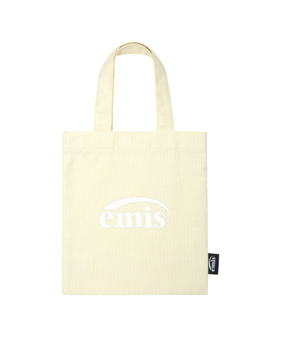 EMIS Silver Logo Mini Eco Bag - Cream