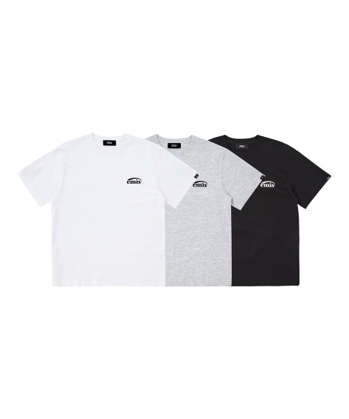 EMIS EMIS T-Shirt Set A (White/Black/Heather Gray)