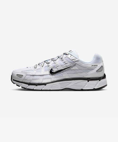 NIKE NIKE Sneakers P-6000 M - White:Metallic Silver:Black