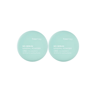FREEMAY No Sebum Mineral Powder Double Set