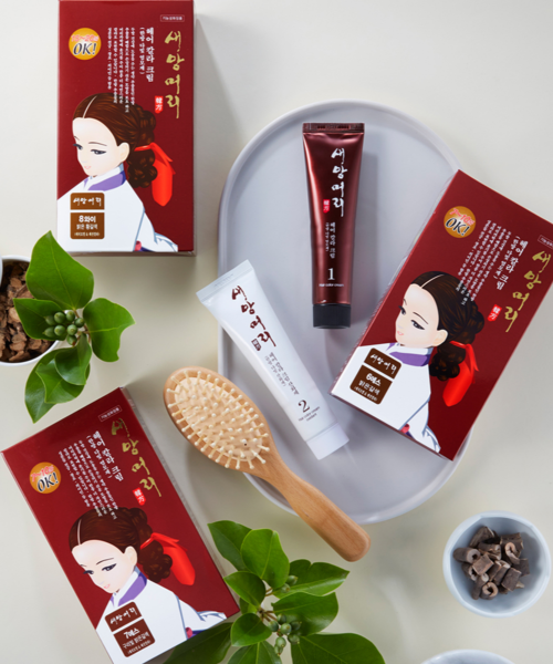 SAEANGMEORI Dabit hair color cream gray hair dye 6 colors