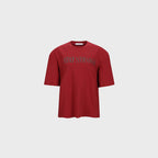 YCH STAY STRANGER-PRINTED TSHIRT RED (F24TO9231RD)