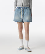 MUSINSA STANDARD WOMAN MUSINSA STANDARD WOMAN Women's Denim Shorts Light Indigo