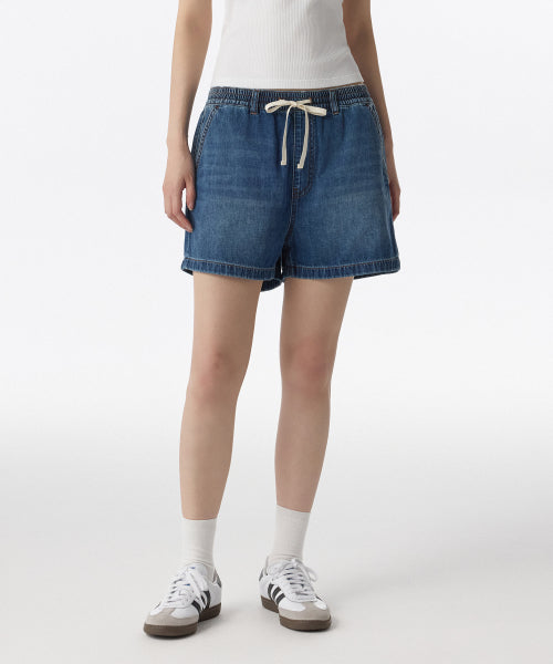 MUSINSA STANDARD WOMAN MUSINSA STANDARD WOMAN Denim Shorts Medium Indigo