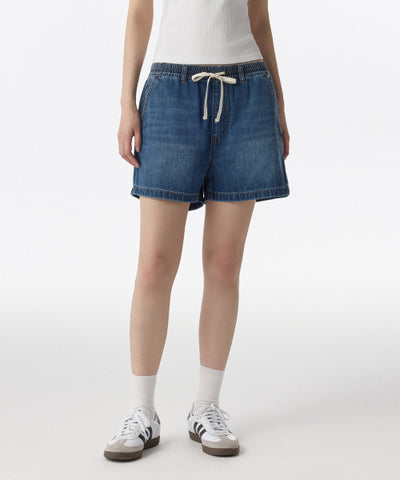 MUSINSA STANDARD WOMAN Denim Shorts Medium Indigo