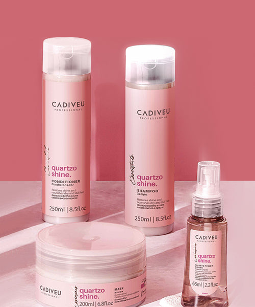 CADIVEU Quartz Shine 4-piece set (shampoo + conditioner + mask + serum)