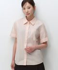 MUSINSA STANDARD WOMAN MUSINSA STANDARD WOMAN Relaxed Soft Poplin Short Sleeve Shirt [Rose Water]