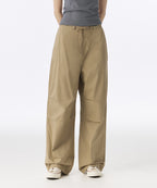 MUSINSA STANDARD WOMAN MUSINSA STANDARD WOMAN Women's Cotton Parachute Pants [Beige]