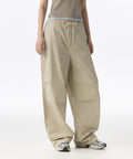 MUSINSA STANDARD WOMAN MUSINSA STANDARD WOMAN Women's Cotton Parachute Pants Light Beige
