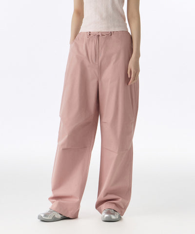 MUSINSA STANDARD WOMAN Women's Cotton Parachute Pants [Desert Pink]