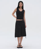 MUSINSA STANDARD WOMAN MUSINSA STANDARD WOMAN Women's Wide Cargo Bermuda Pants